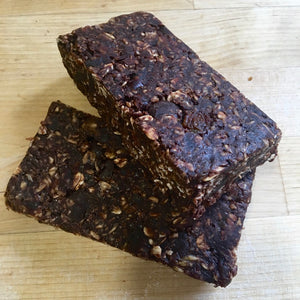 Date, Oat and Chocolate Slice